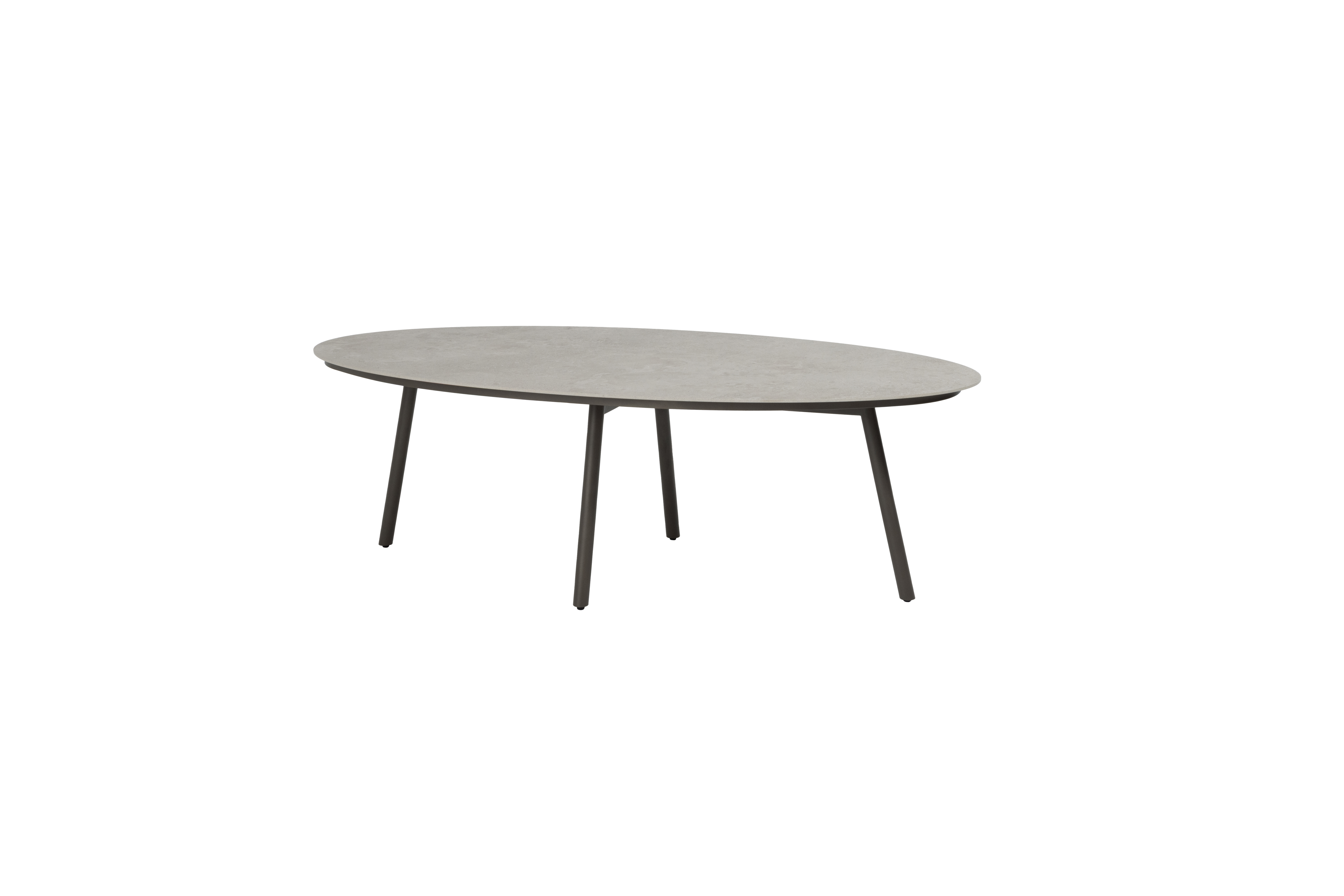  Taste Salute Ellips Ceramic Low Dining Table 220x105cm Terre